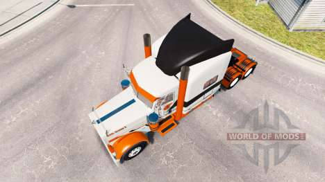 Pele Grande Tiro no caminhão Peterbilt 389 para American Truck Simulator