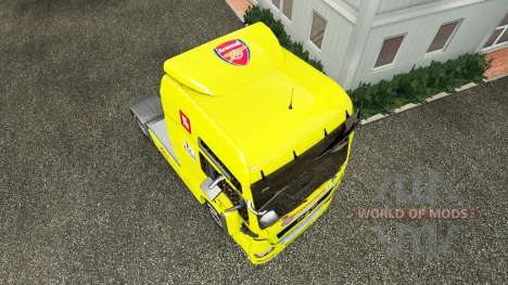 A pele do Arsenal para o trator HOMEM para Euro Truck Simulator 2
