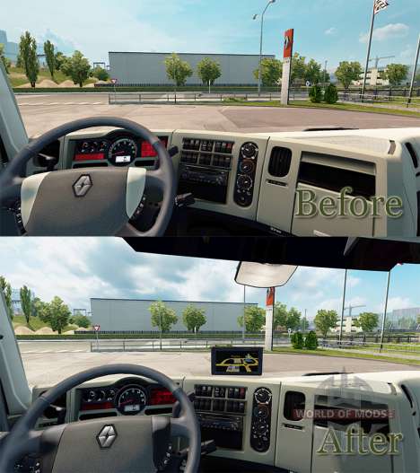 Navegador GPS para a Renault para Euro Truck Simulator 2