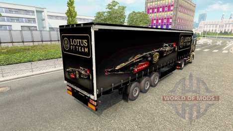 Pele Lotus F1 para semi para Euro Truck Simulator 2