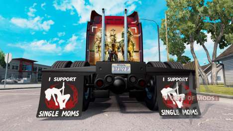 Guarda-lamas eu Apoio a Mães solteiras v1.4 para American Truck Simulator