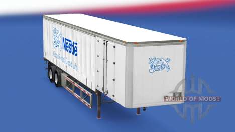 Pele Nestlé no trailer para American Truck Simulator