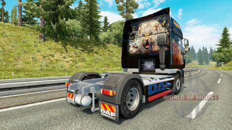 Predador pele para caminhões DAF para Euro Truck Simulator 2