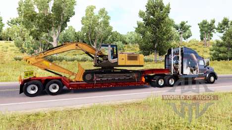Baixa varrer com carga de grandes dimensões para American Truck Simulator