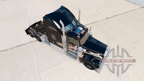 A pele Rápido e Furioso no caminhão Kenworth W90 para American Truck Simulator
