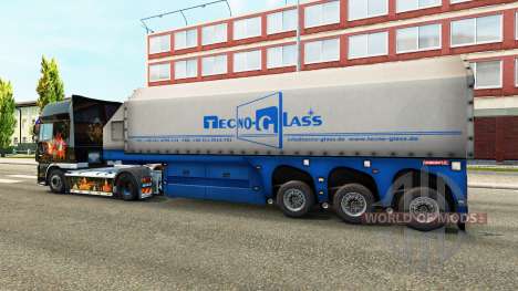 Pele Tecno-Vidro para o semi-Steklova para Euro Truck Simulator 2
