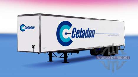 Celadon pele do trailer para American Truck Simulator