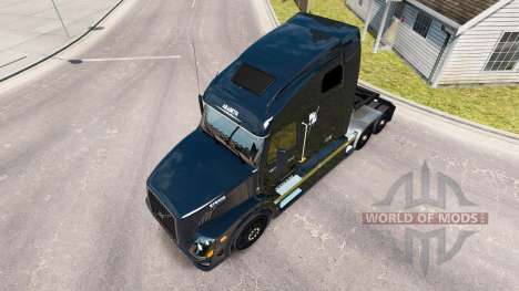 Pele Trans Oeste caminhão trator Volvo VNL 670 para American Truck Simulator
