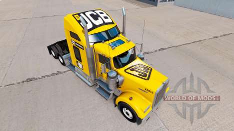 Pele JCB trator Kenworth W900 para American Truck Simulator