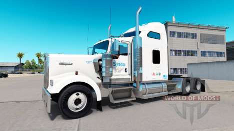 A pele do Sysco caminhão Kenworth W900 para American Truck Simulator