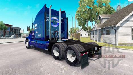 O Tio D Logística pele para o caminhão Peterbilt para American Truck Simulator