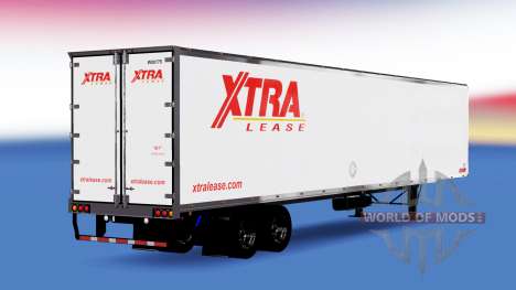 Todo em metal, semi-reboque Xtra Locação para American Truck Simulator