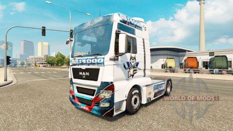 Pele CE Kassel Huskies no trator HOMEM para Euro Truck Simulator 2