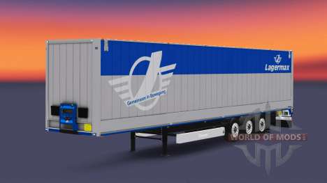 Semi-Reboque Krone Seco Forro para Euro Truck Simulator 2