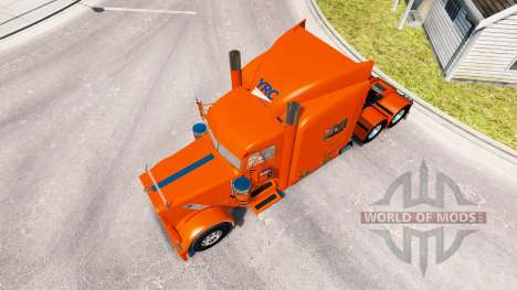 Pele YRC Frete para o caminhão Peterbilt 389 para American Truck Simulator