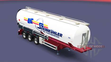 Semi-reboque-tanque de pedra kuhler para Euro Truck Simulator 2