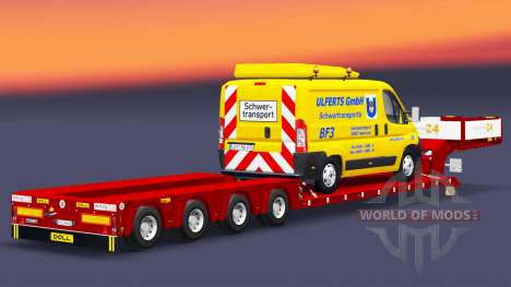 De baixo da cama de rede de arrasto de Boneca co para Euro Truck Simulator 2