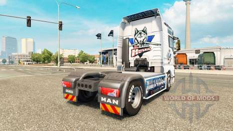 Pele CE Kassel Huskies no trator HOMEM para Euro Truck Simulator 2