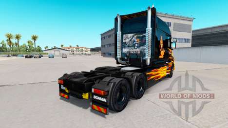 Pele Quente Passeio de trator Scania T para American Truck Simulator