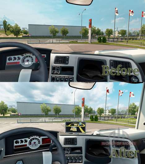 Navegador GPS para a Renault para Euro Truck Simulator 2