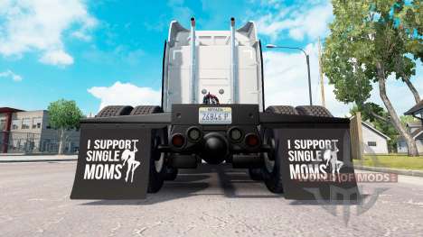 Guarda-lamas eu Apoio a Mães solteiras v1.1 para American Truck Simulator