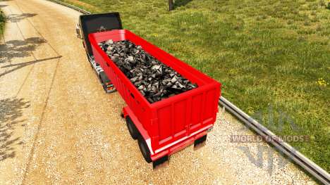 Semi-reboque-despejo v2.0 para Euro Truck Simulator 2