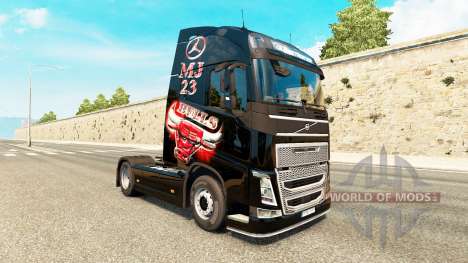 MJBulls pele para a Volvo caminhões para Euro Truck Simulator 2