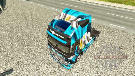 A Argentina da Copa de 2014 pele para a Volvo ca para Euro Truck Simulator 2