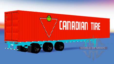 Uma coleção de trailers EUA para American Truck Simulator