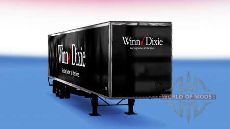 Todo em metal, semi-Winn Dixie para American Truck Simulator