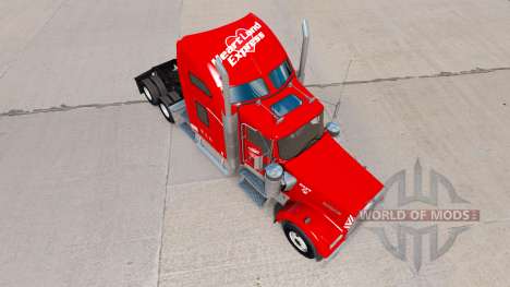 Heartland Express pele [red] caminhão Kenworth para American Truck Simulator