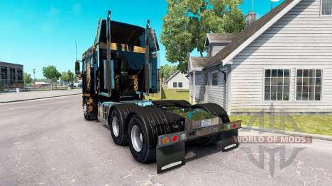 A pele de Onça pintada no caminhão Freightliner  para American Truck Simulator