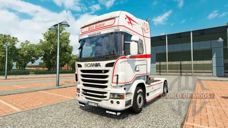 Pele Bart Kroeze no trator Scania para Euro Truck Simulator 2