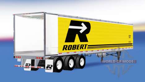 Refrigerado semi-reboque EUA para American Truck Simulator