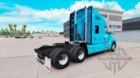 Pele de Transporte Morneau em um Kenworth trator para American Truck Simulator