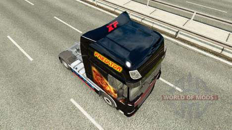 Predador pele para caminhões DAF para Euro Truck Simulator 2