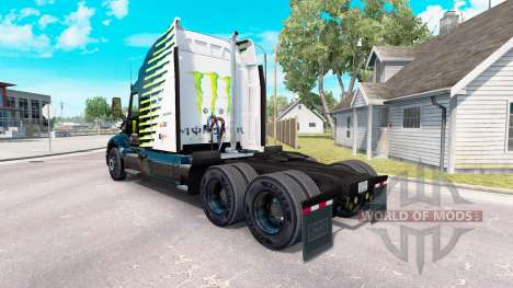 O Monster Energy Falken pele para o caminhão Pet para American Truck Simulator