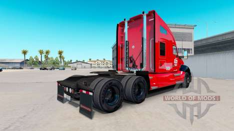 Erb Transporte de pele para Kenworth trator para American Truck Simulator