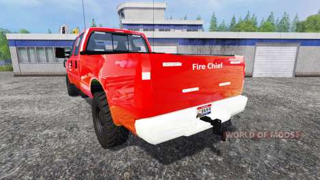 Ford F-350 American Fire Chief para Farming Simulator 2015