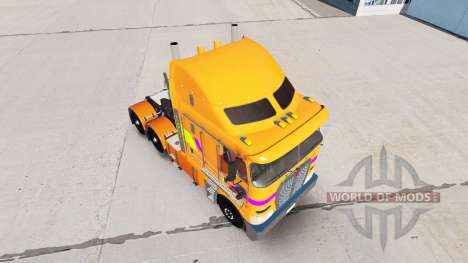 Pele Multicolor trator Kenworth K200 para American Truck Simulator