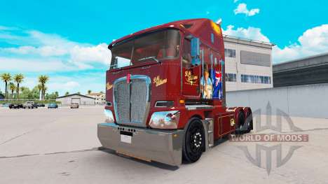 Pele RM Williams no trator Kenworth K200 para American Truck Simulator