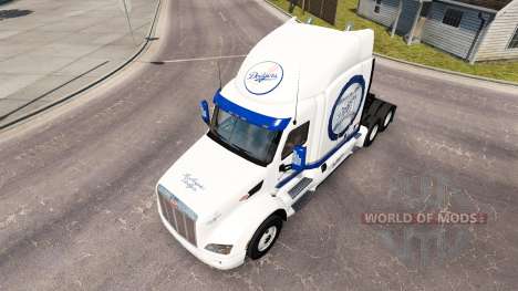 LA Dodgers pele para o caminhão Peterbilt para American Truck Simulator