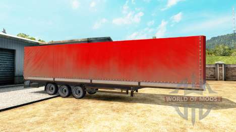 Laterais de cortina semi-reboque Kogel para Euro Truck Simulator 2
