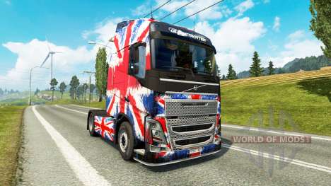 A Inglaterra da Copa de 2014 pele para a Volvo c para Euro Truck Simulator 2