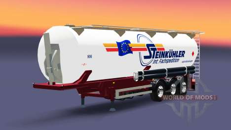 Semi-reboque-tanque de pedra kuhler para Euro Truck Simulator 2