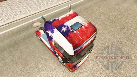 O Chile da Copa de 2014 para a pele do Scania tr para Euro Truck Simulator 2