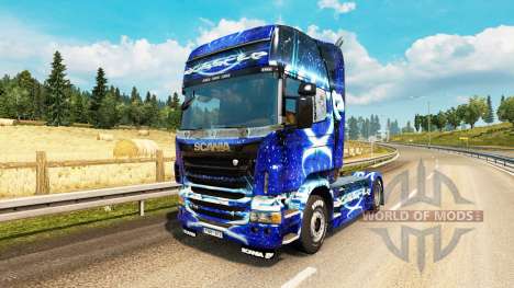 Dub Step skin para o Scania truck para Euro Truck Simulator 2