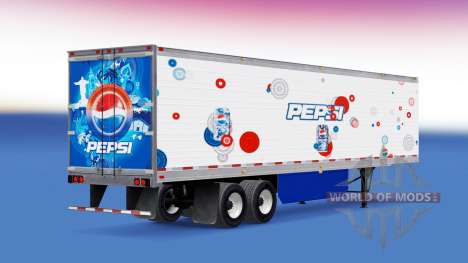 A Pepsi pele para o refrigerados trailer para American Truck Simulator