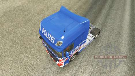 Polícia pele para caminhões DAF para Euro Truck Simulator 2