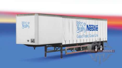Pele Nestlé no trailer para American Truck Simulator